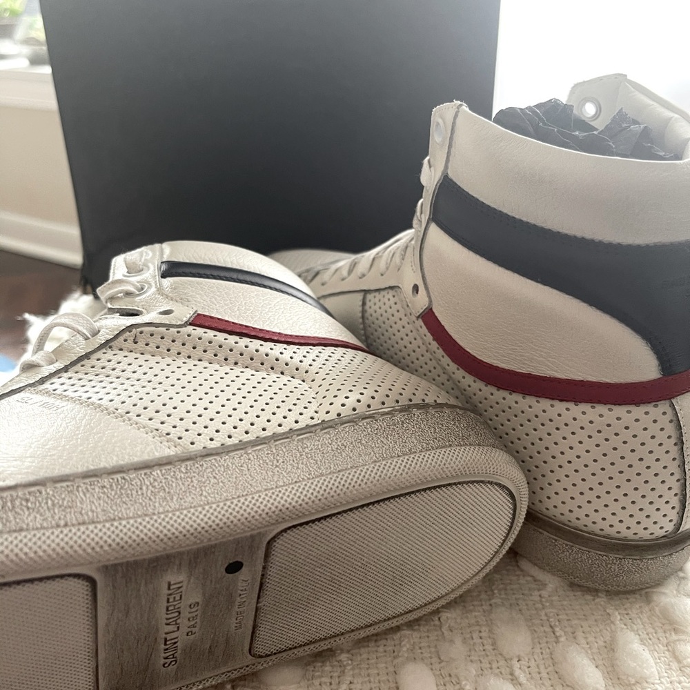 Mens Saint Laurent hightop sneakers